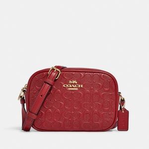 Coach Mini Jamie Camera Bag In Signature Leather